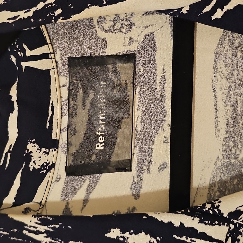 Reformation Cuba Button Down Shirt In Naked Lunch Print - Picture 4 of 6